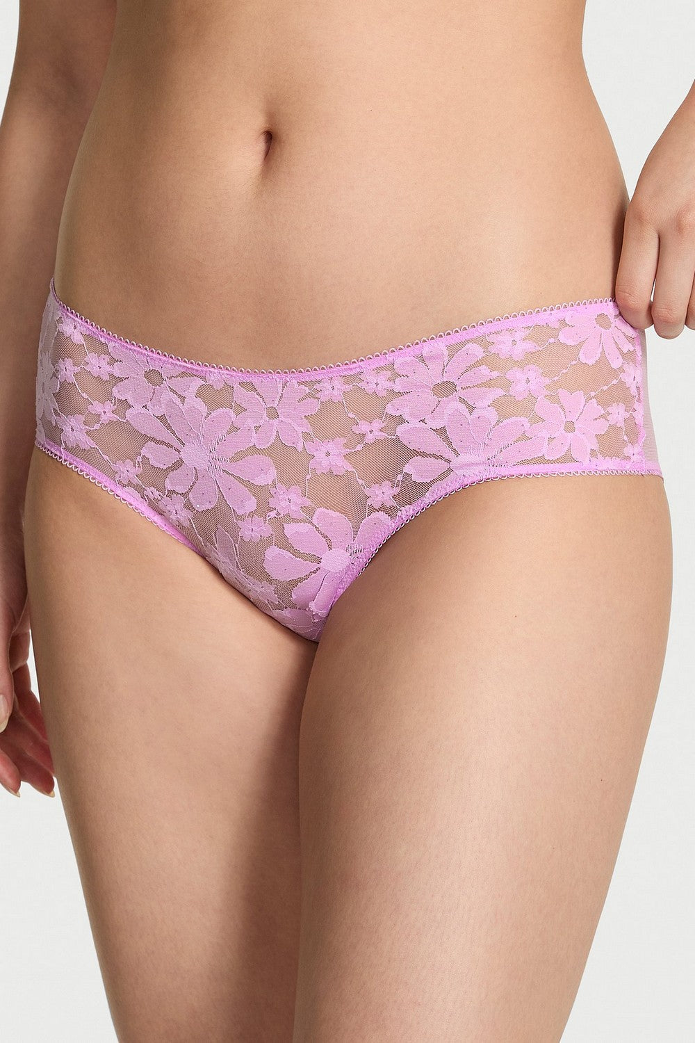 Шортики із мікросітки 232845015 lilac Victoria`s Secret