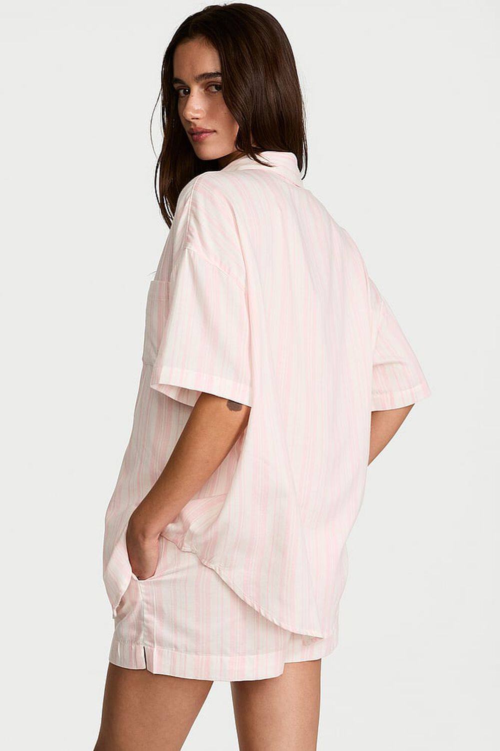 Піжама з модалу 233431239 white/rose Victoria`s Secret спина