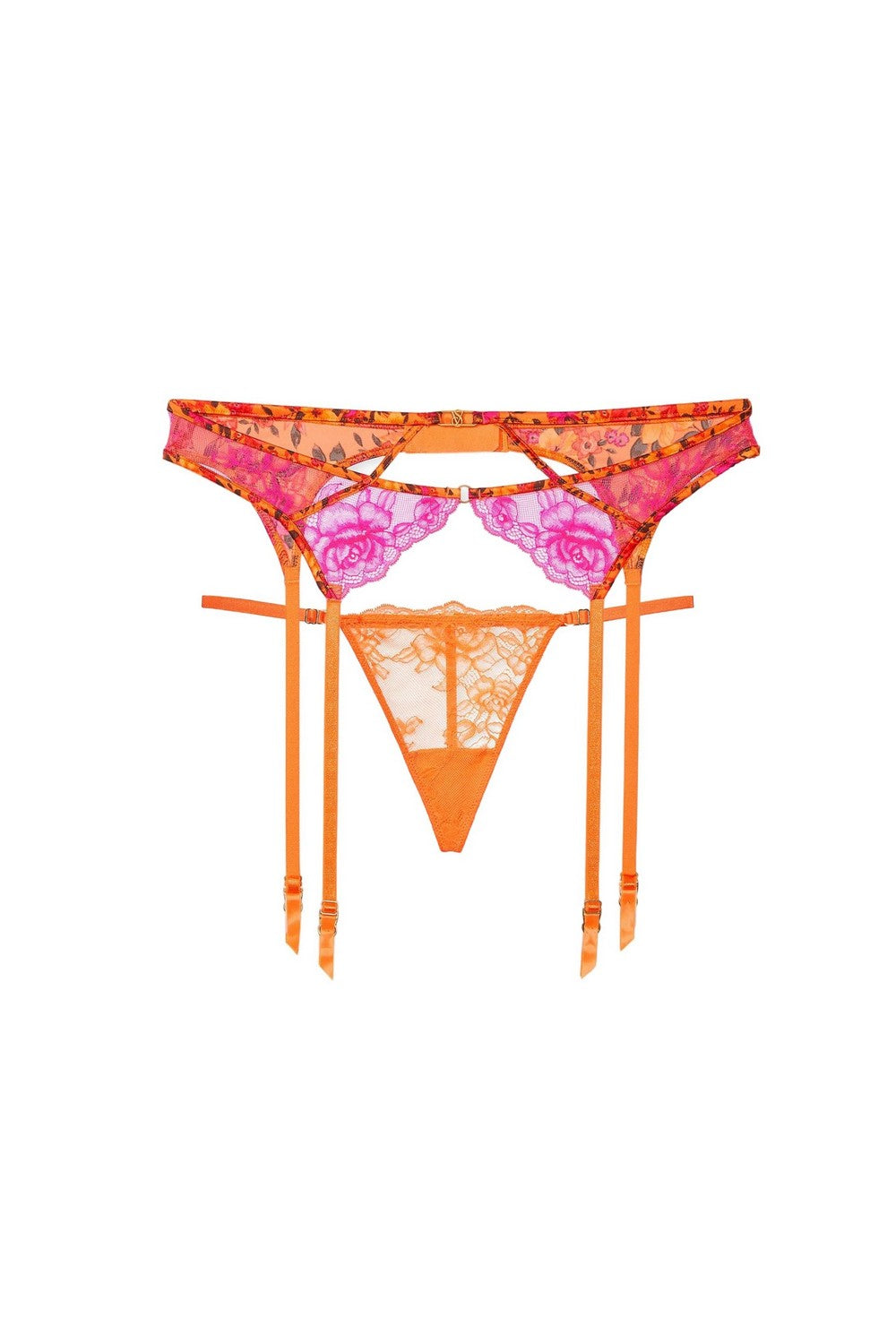 Пояс для чулок + трусики 237458308 orange