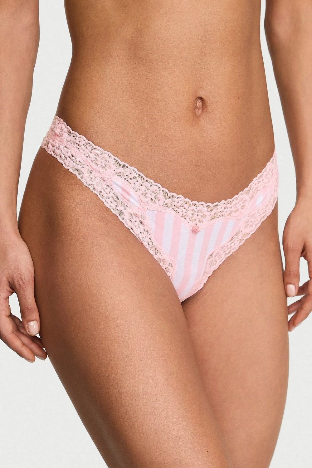 трусики стрінги з мереживом 237942911 rose Victoria`s Secret