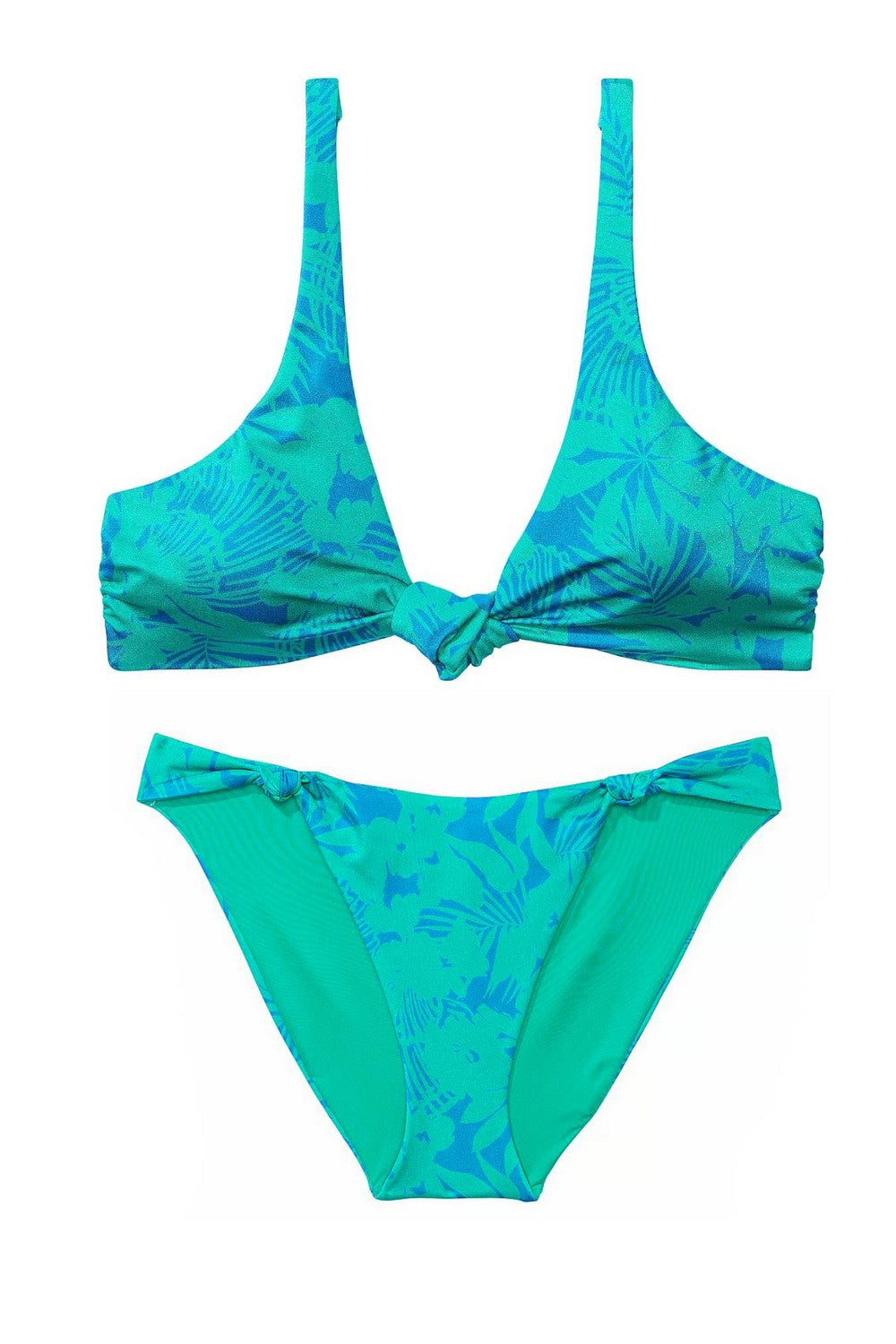 Роздільний купальник з принтом 241139740 turquoise