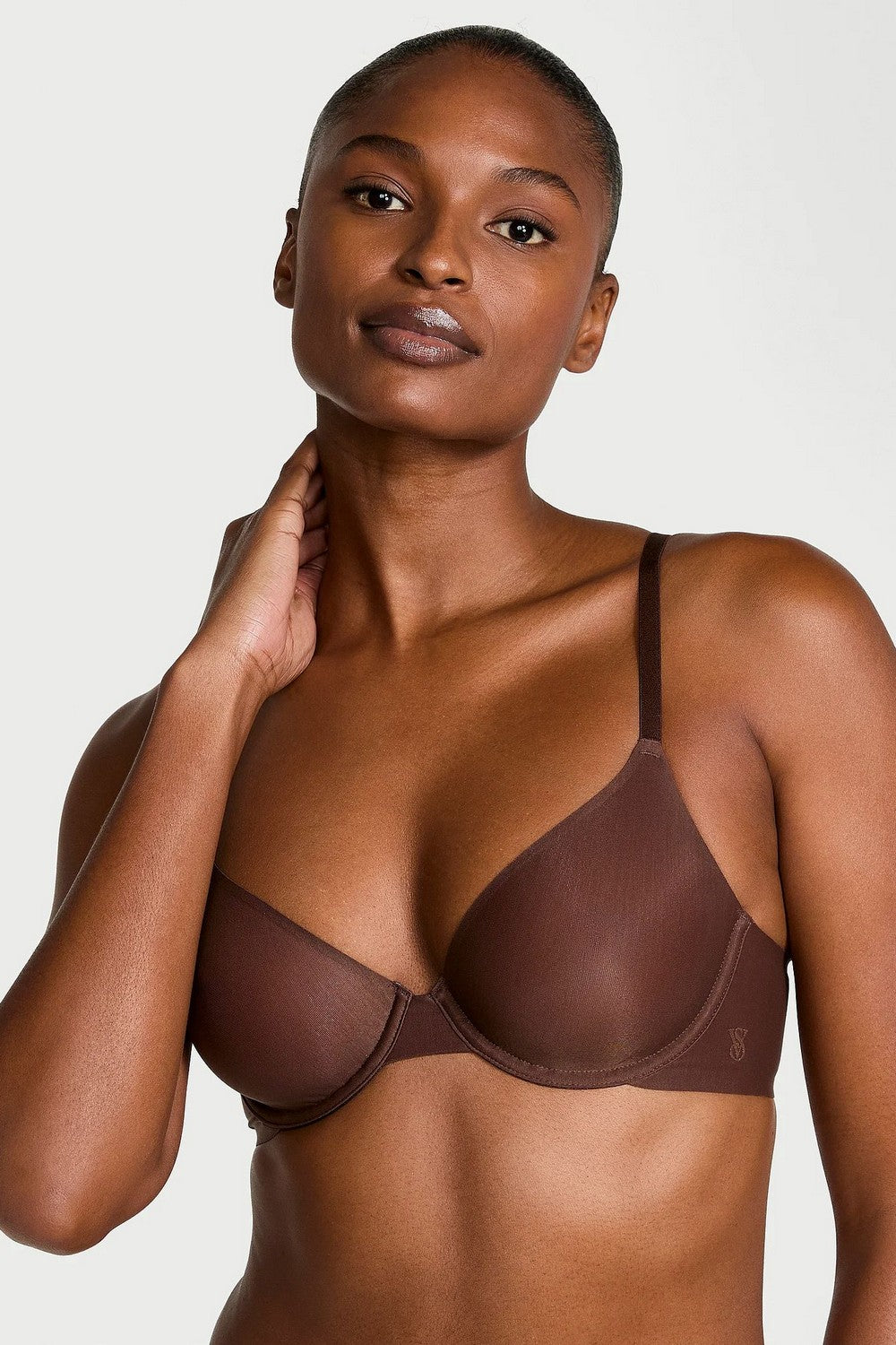 Бюстгальтер на кісточках 249135637 brown Victoria`s Secret