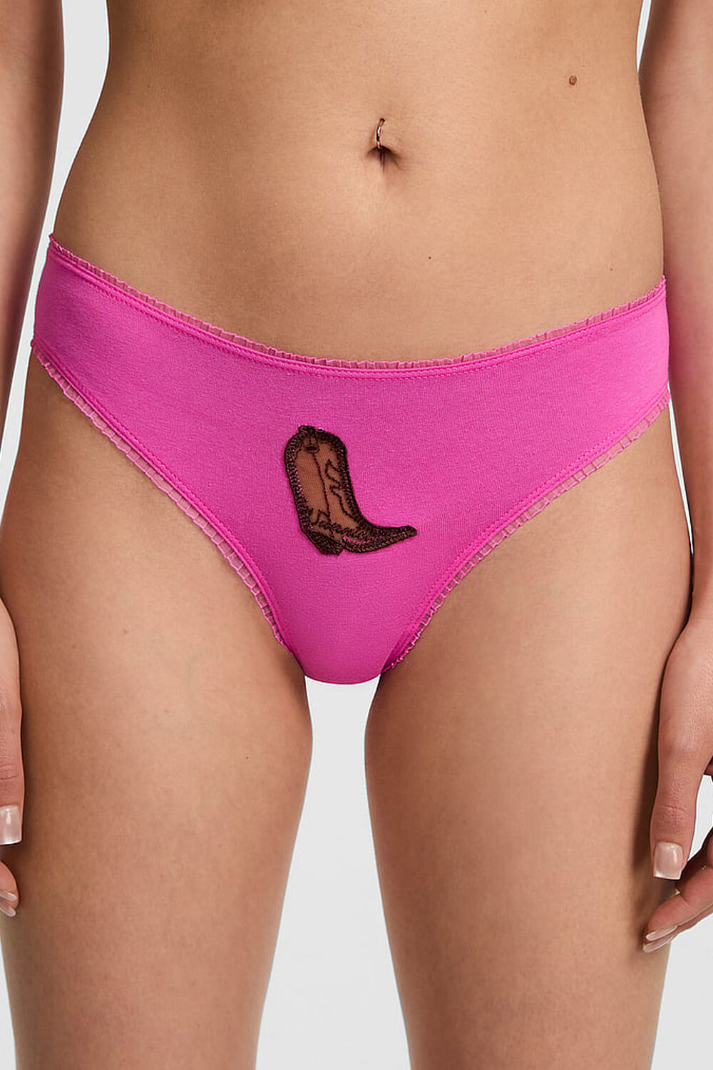 Бавовняні трусики сліп 259003739 pink Victoria`s Secret