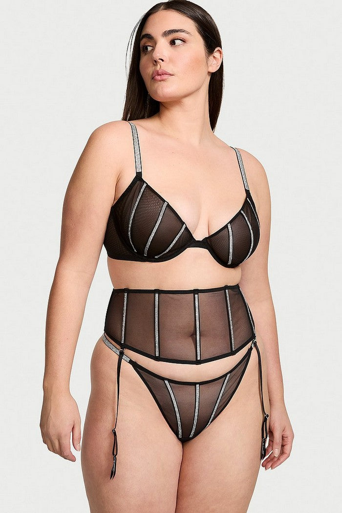 Пояс для чулок + трусики 261817549 black