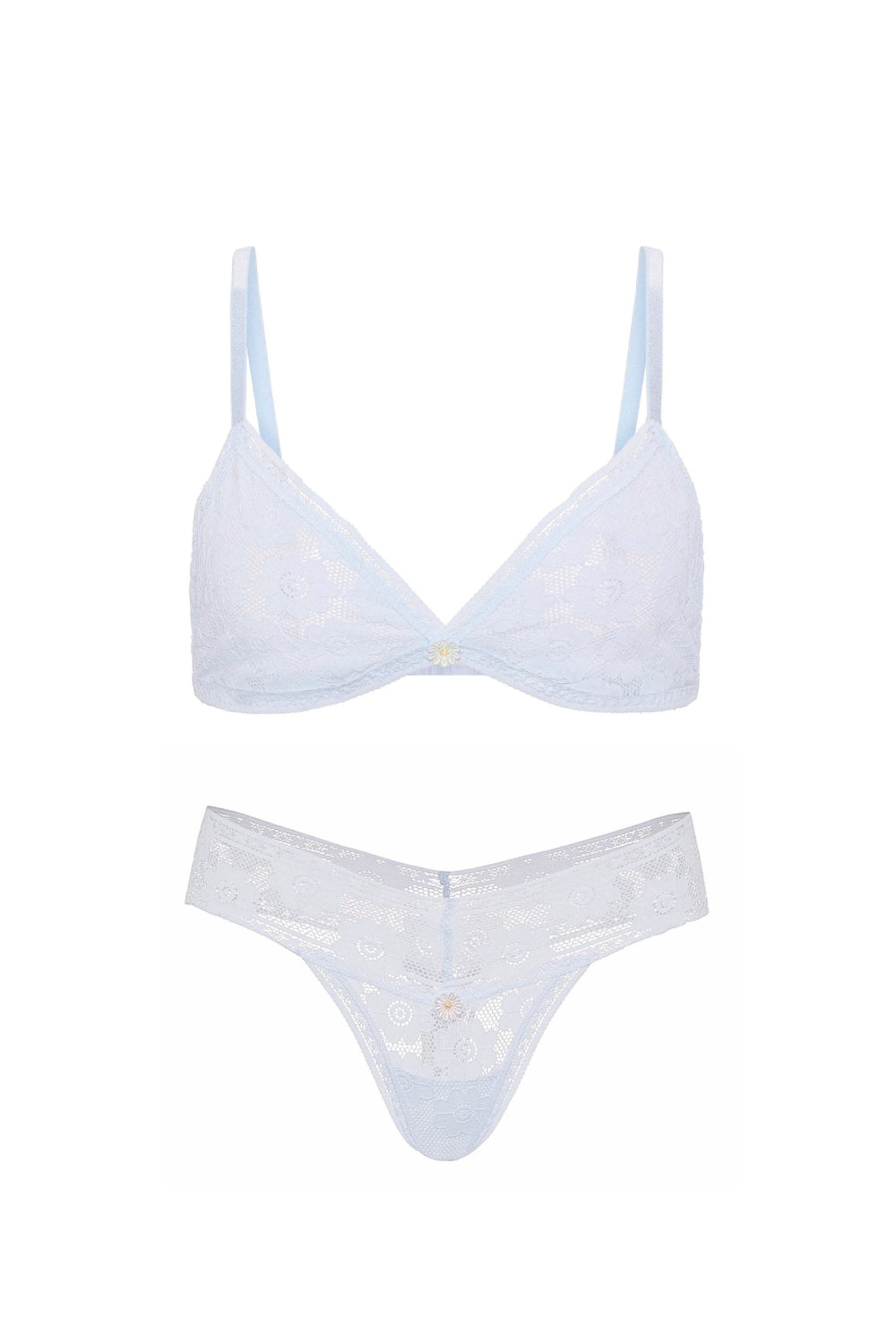 Мереживний комплект білизни 262720579 blue Victoria`s Secret