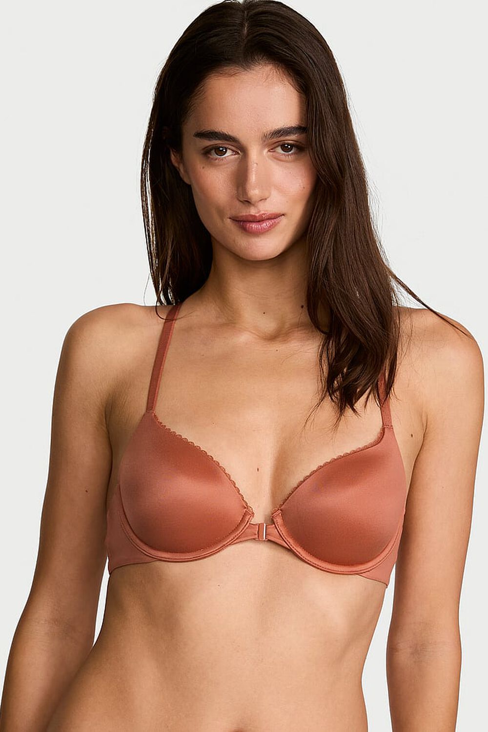Бюстгальтер із застібкою спереду 269047154 brown Victoria`s Secret