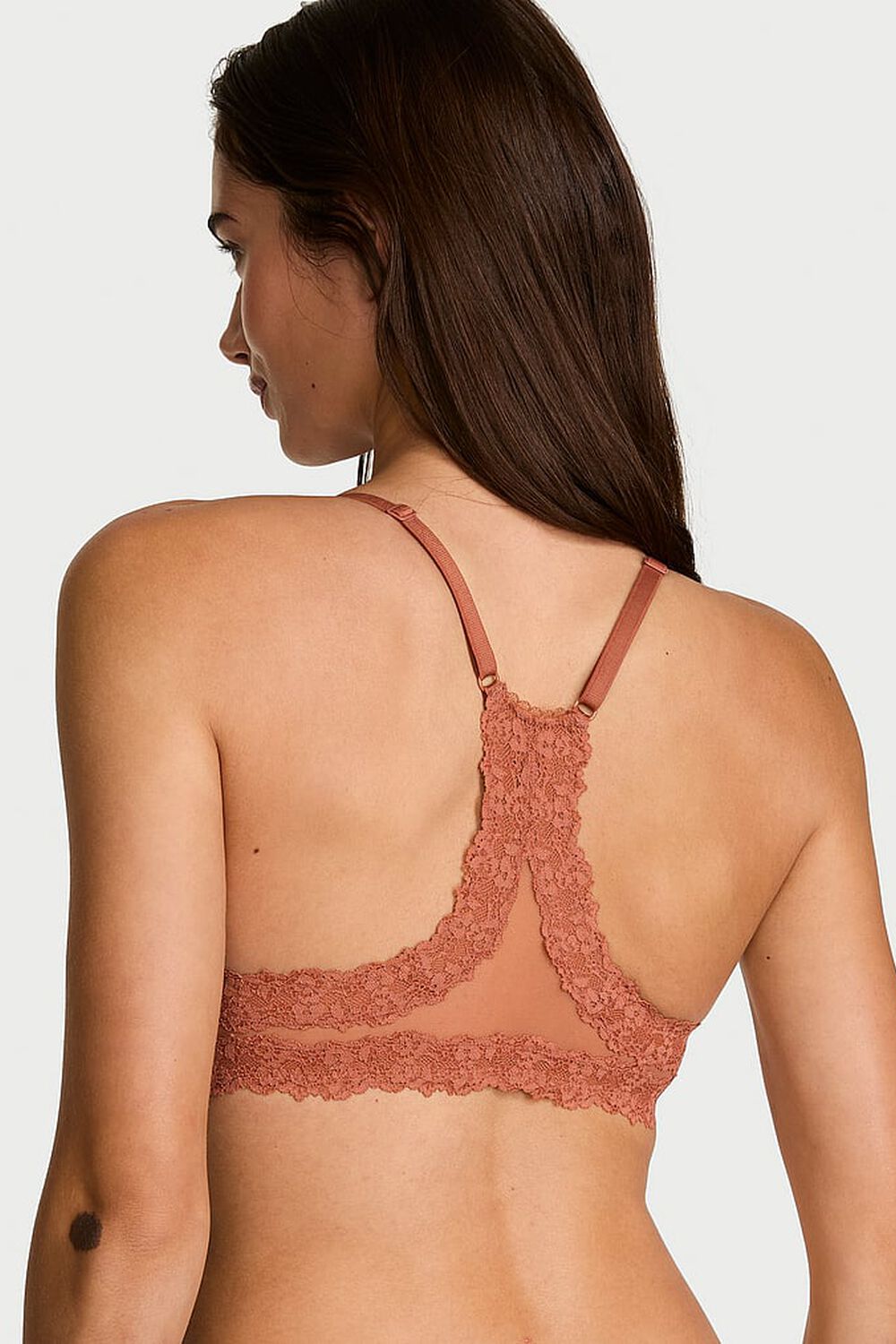 Бюстгальтер із застібкою спереду 269047154 brown Victoria`s Secret