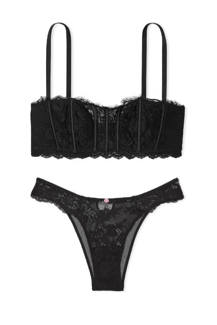 Мереживний комплект білизни 281569000 black