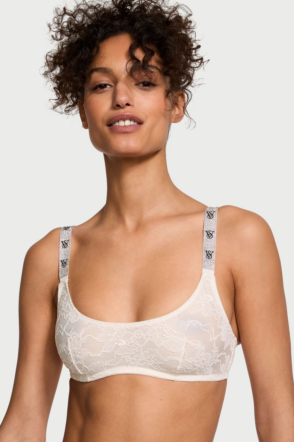 Бра-топ из кружева 281647626 white