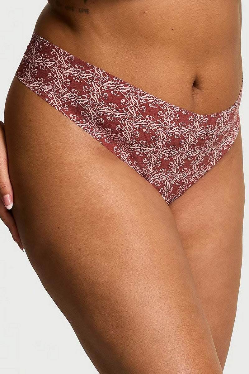 Безшовні трусики стрінги 288782840 burgundy