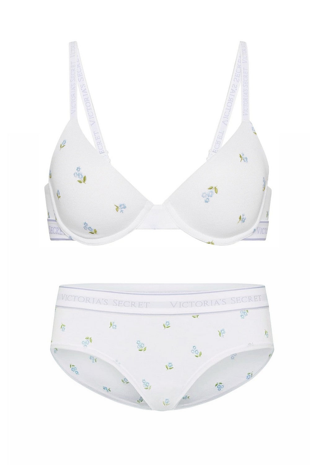 Квітковий комплект білизни 306338947 white Victoria`s Secret