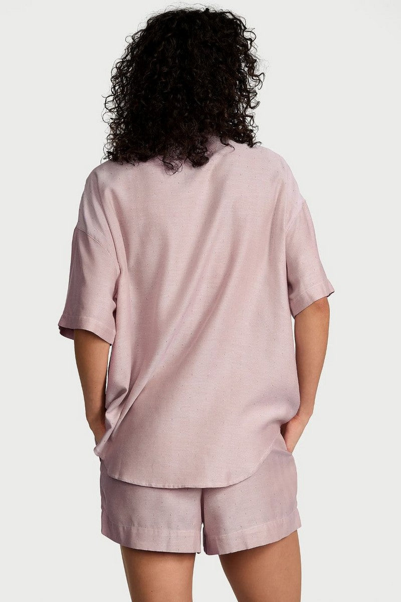 Піжама з модала з шортами 316175264 rose