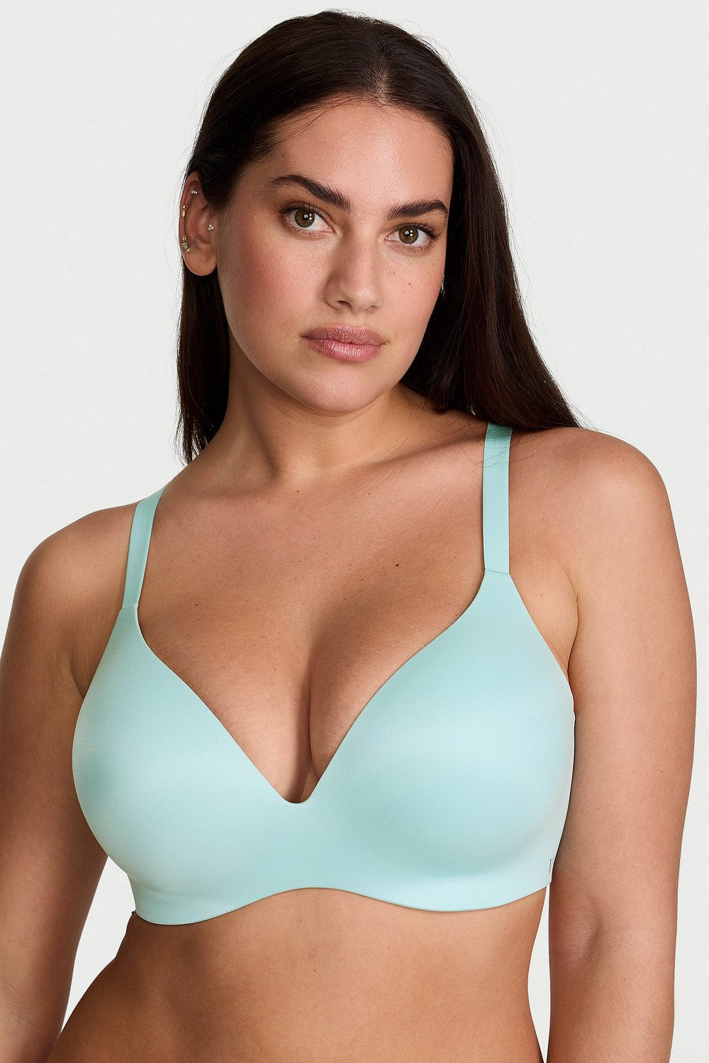 Гладкий бюстгальтер пуш-ап 317006463 blue Victoria`s Secret