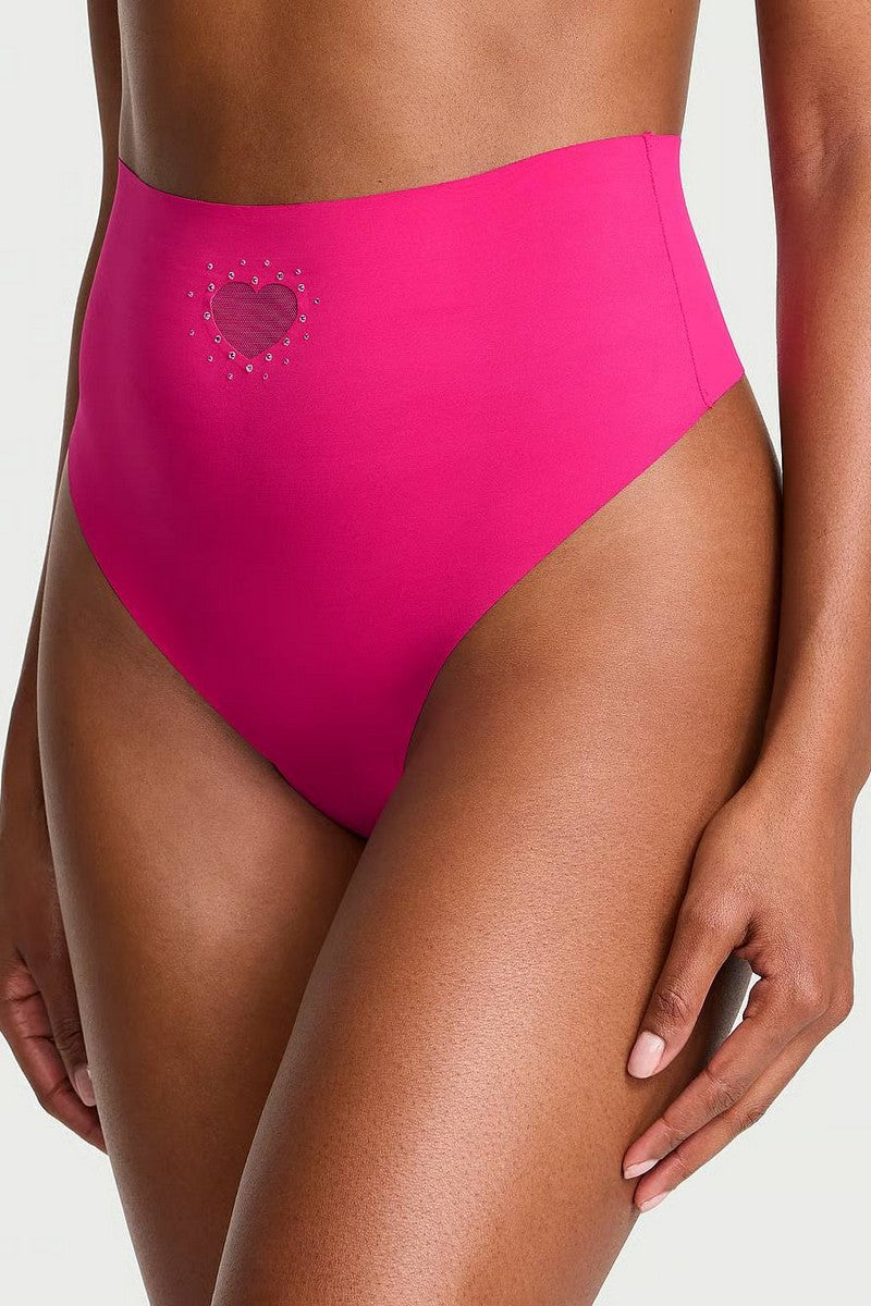 Безшовні трусики стрінг 323403498 pink Victoria`s Secret