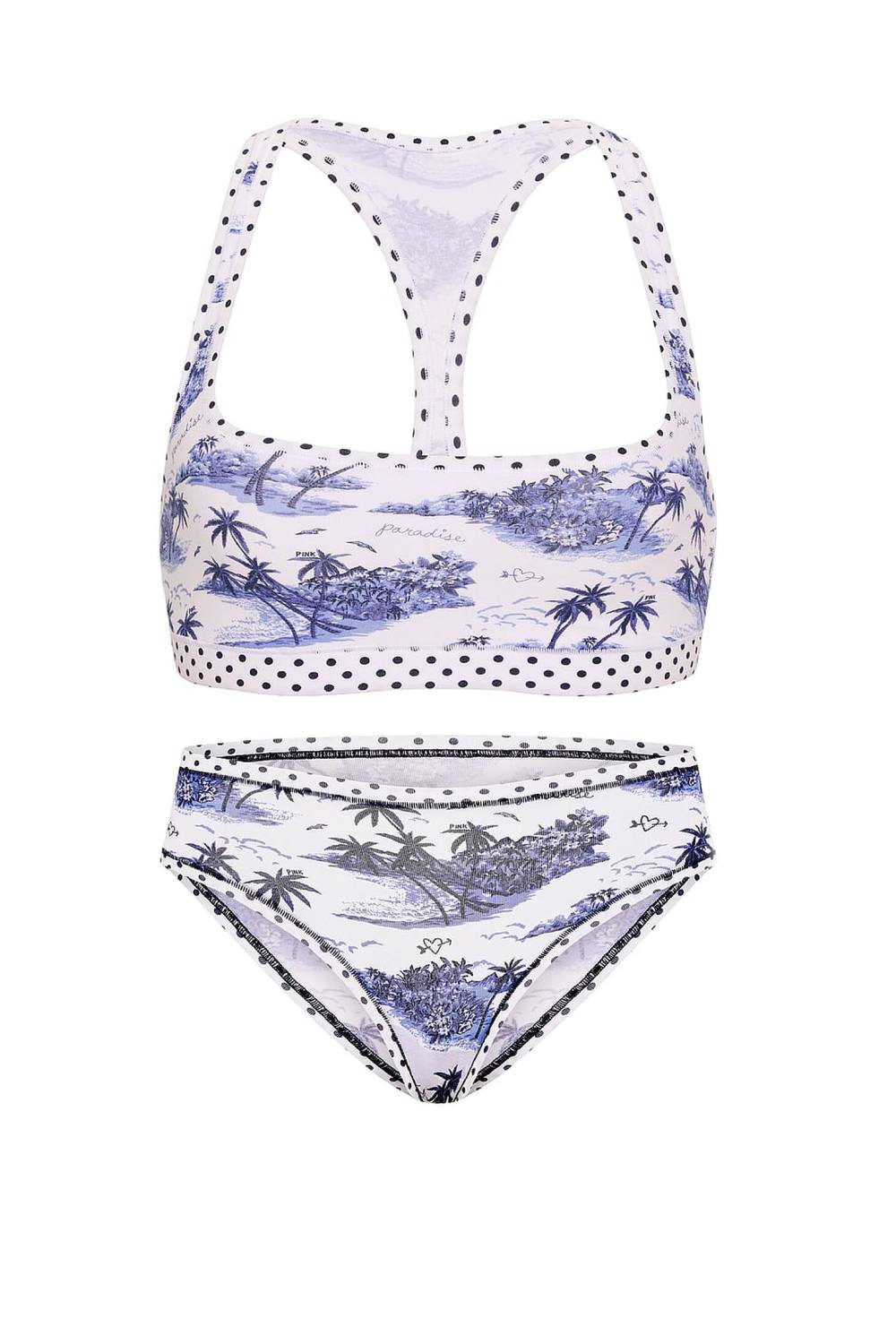 Комплект білизни з принтом 323604658 white Victoria`s Secret