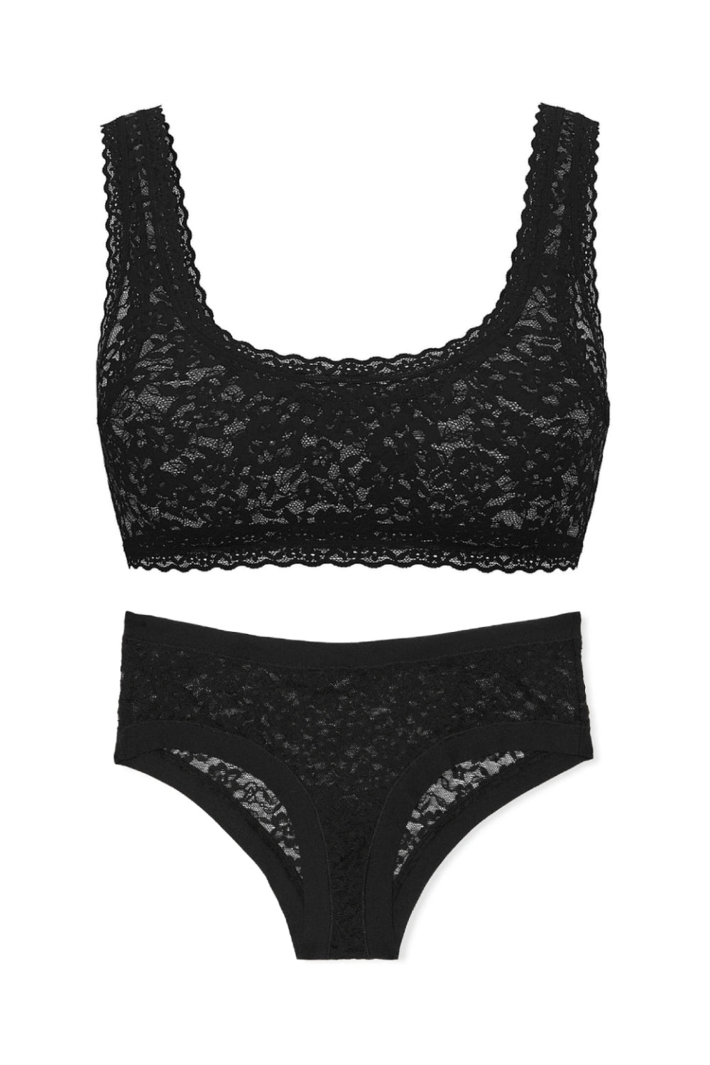 Комплект білизни з мережива 334197413 black