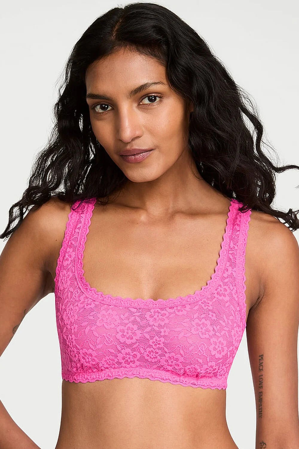 Комплект белья из кружева 337579056 pink