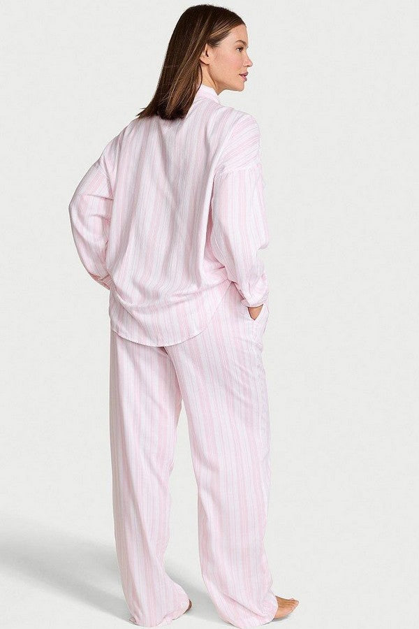 Піжама з модалу 340096565 white/rose Victoria`s Secret спина