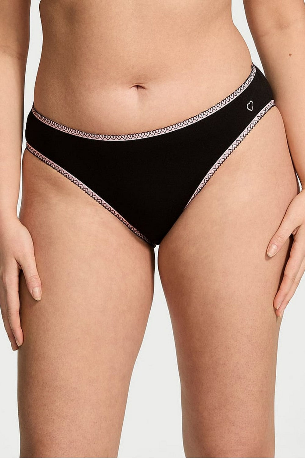 Трусики слип из хлопка 365709256 black