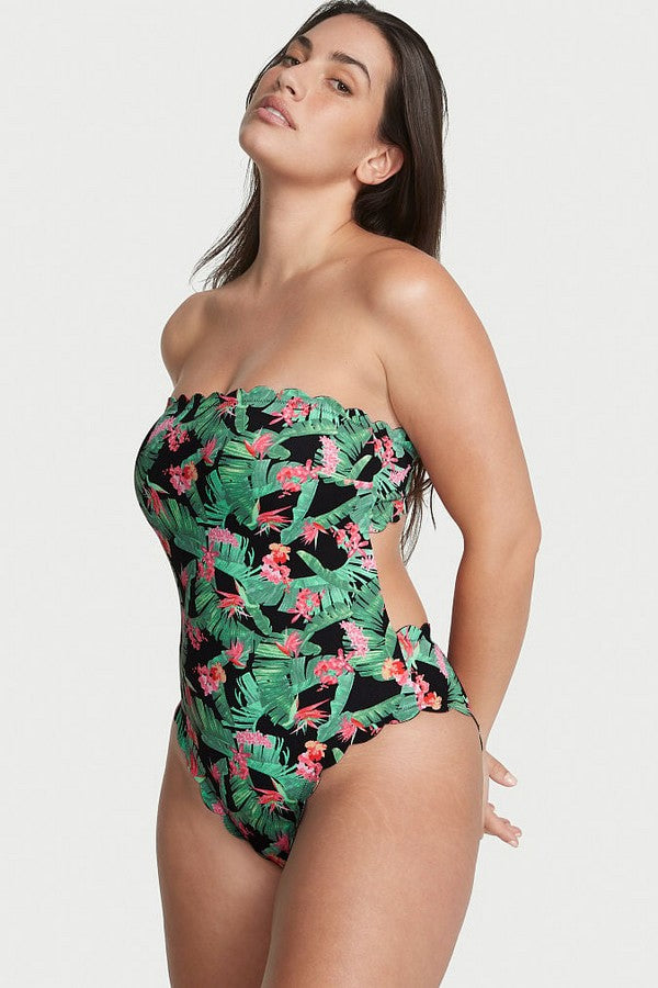 Купальник з принтом 367493267 green