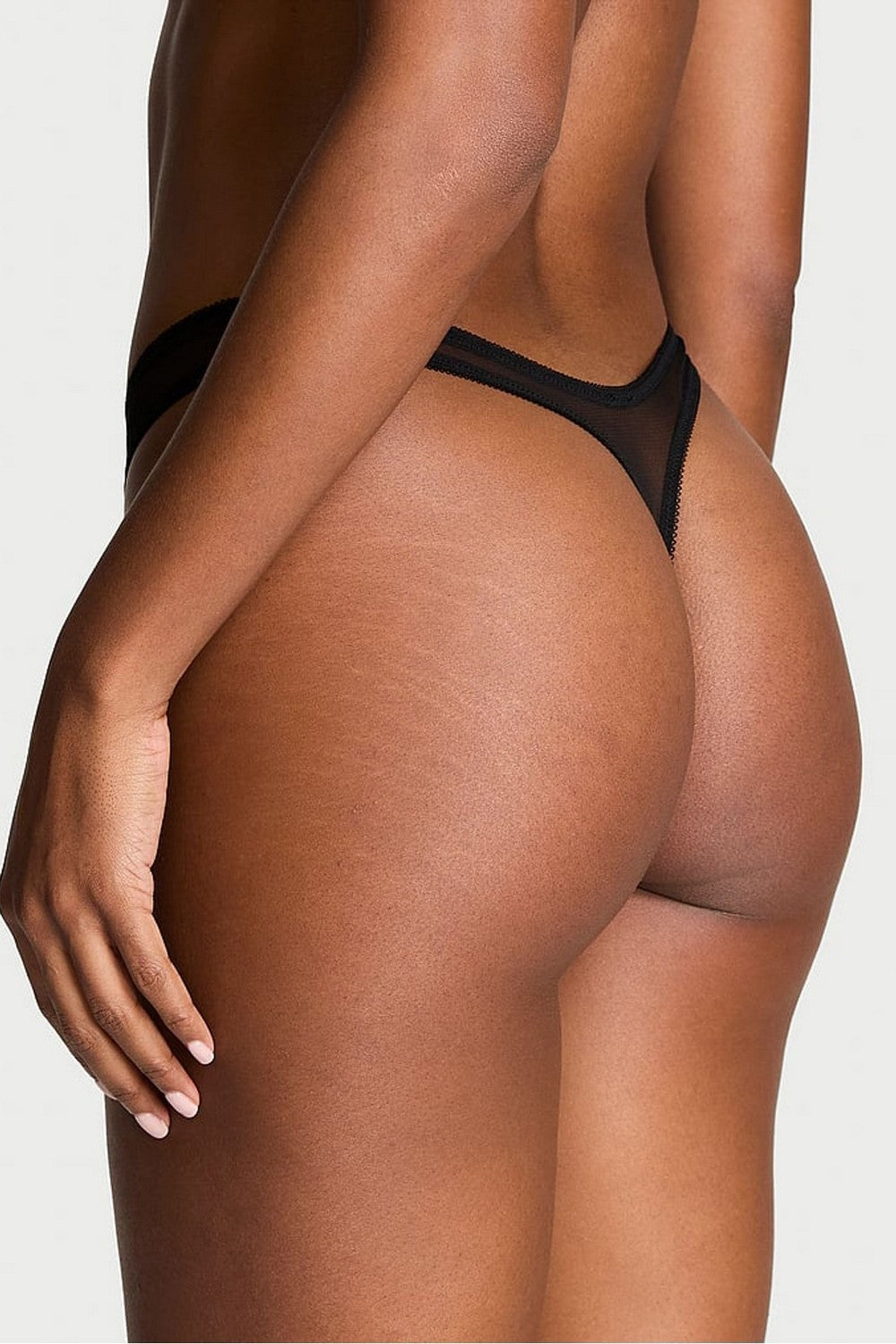 Трусики стринг из микросетки 372744821 black