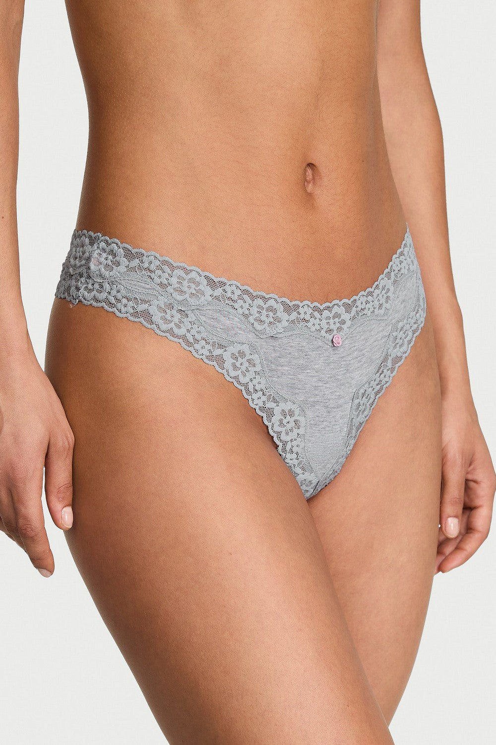 Мереживні трусики стрінг 373201761 Victoria`s Secret