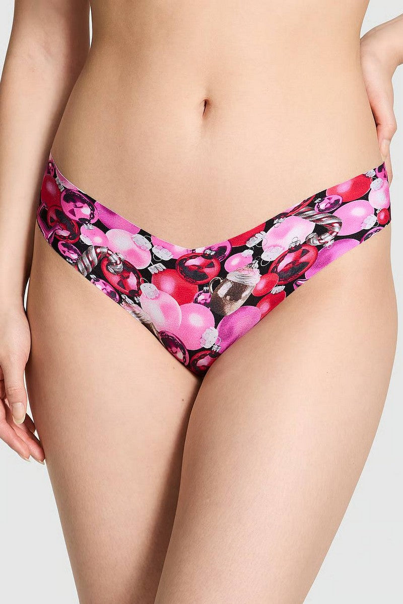 Безшовні трусики стрінги 377868924 pink Victoria`s Secret