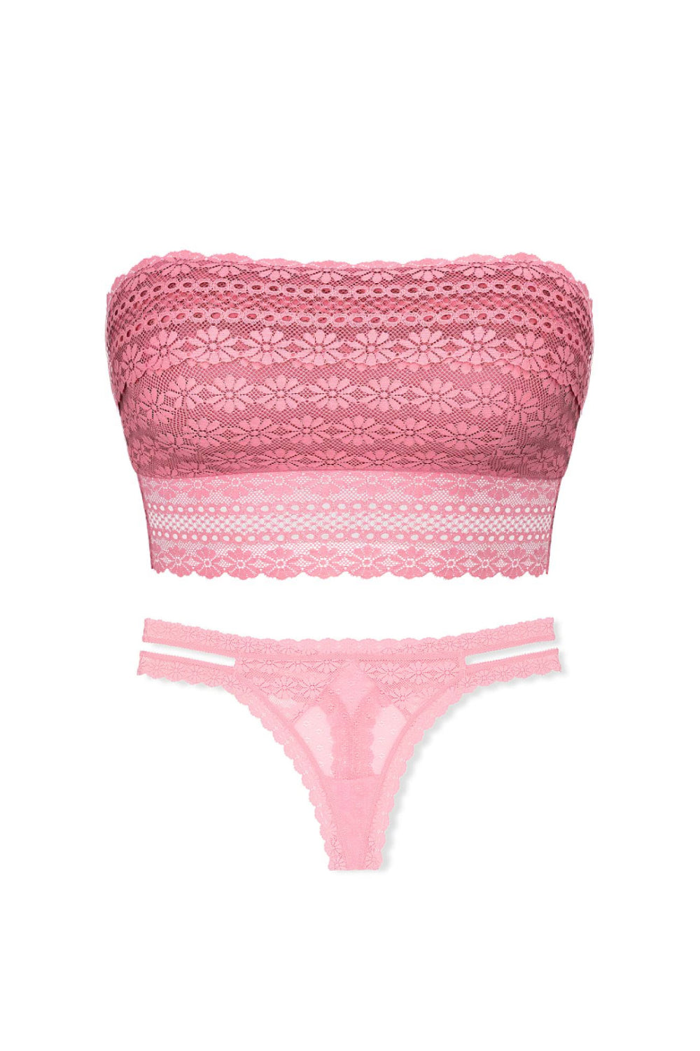 Комплект білизни зі знімними бретелями 392789600 rose