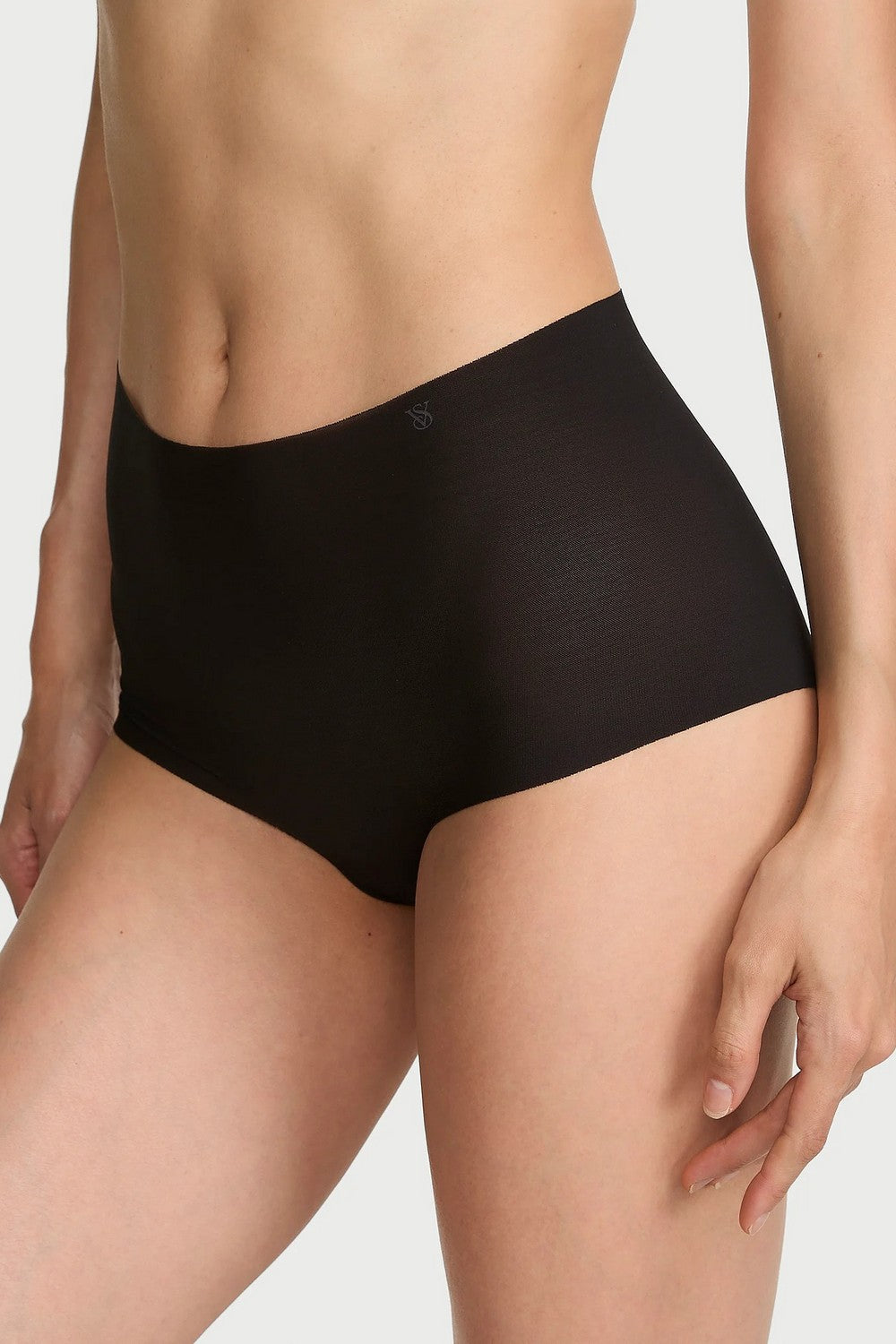 Високі трусики сліп 404985101 black Victoria`s Secret