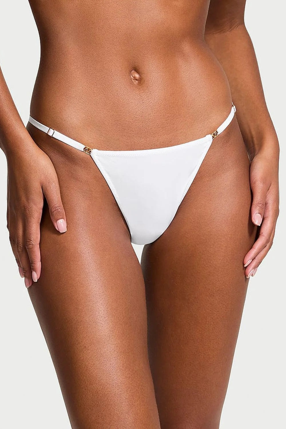 Стрінги з тонкими боковинками 4193695 white Victoria`s Secret
