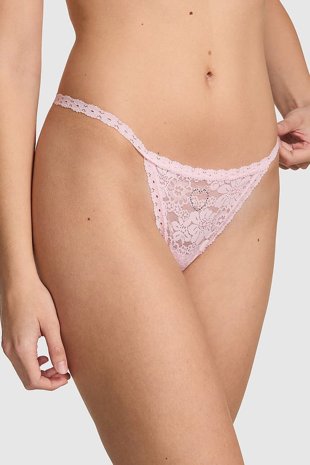 Стрінги з тонкими боковинками 421009320 rose Victoria`s Secret