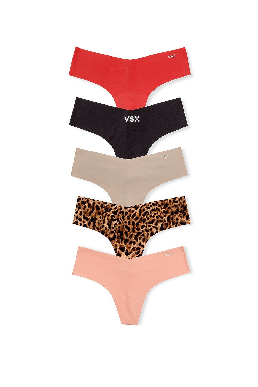 Безшовні трусики стрінг 430515242 (5 шт.) Victoria`s Secret