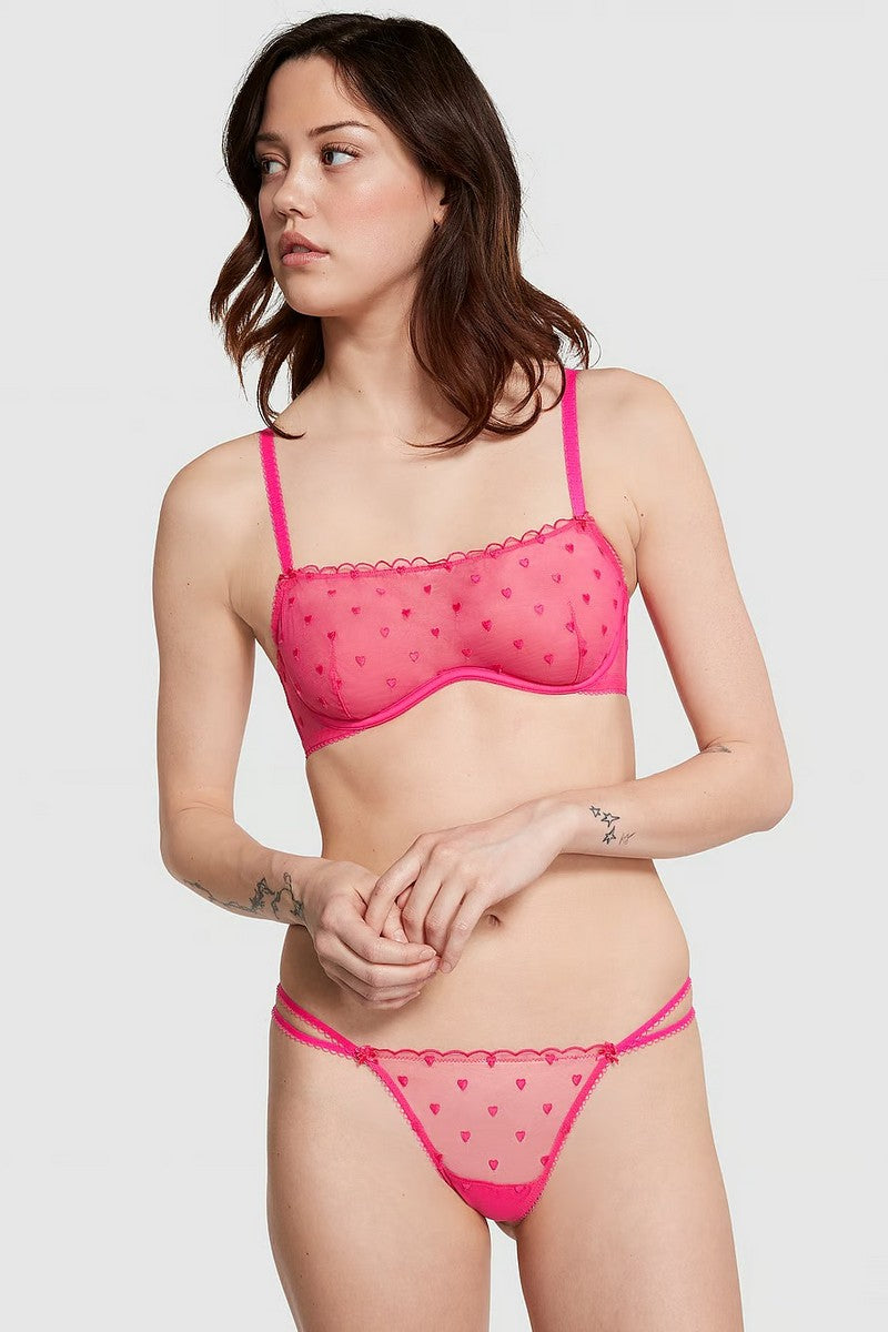 Комплект белья из микросетки 431347911 pink