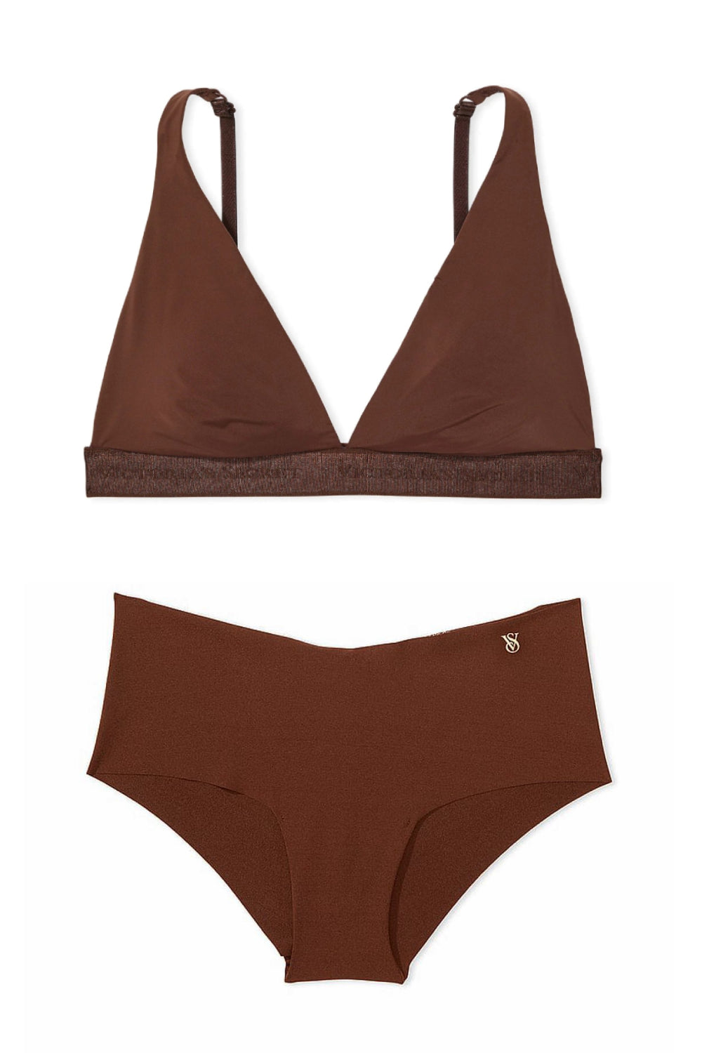 Безшовний комплект білизни 434212136 brown