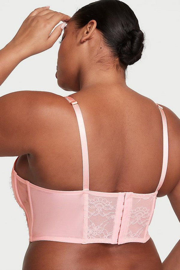 Корсет з мереживом 439769861 rose Victoria`s Secret спина