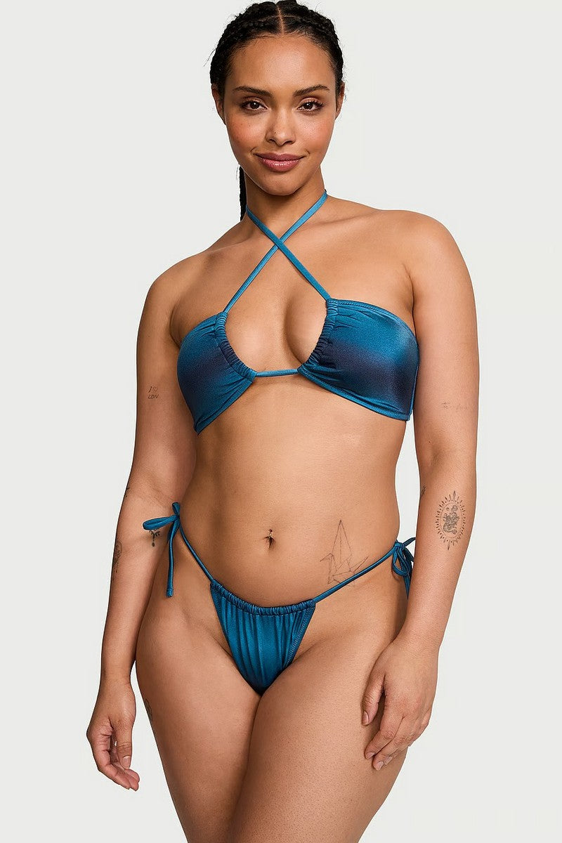 Купальний бюстгальтер із зав'язками 439833926 blue