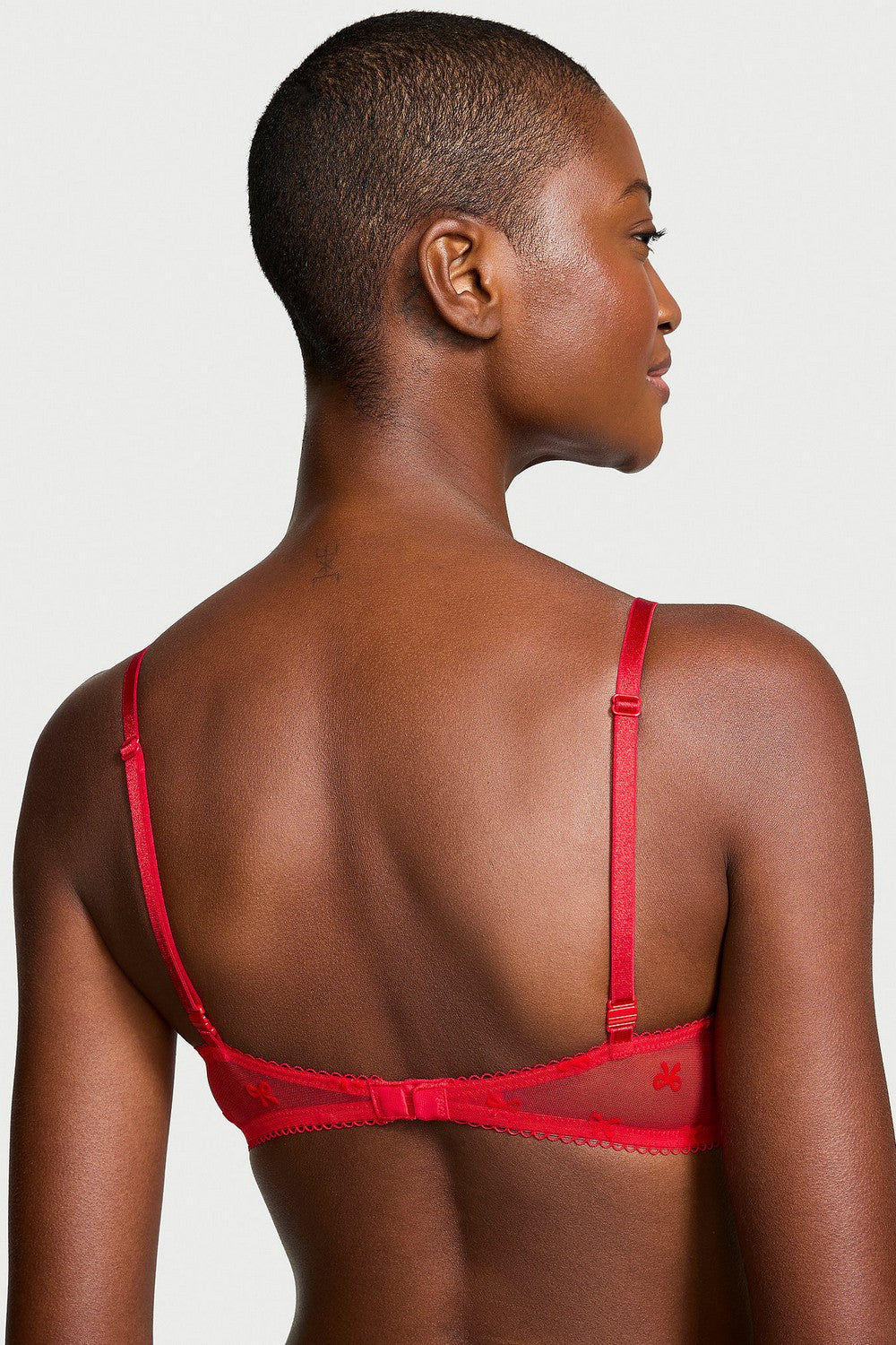 М'який бюстгальтер із мікросітки 450851311 red Victoria`s Secret