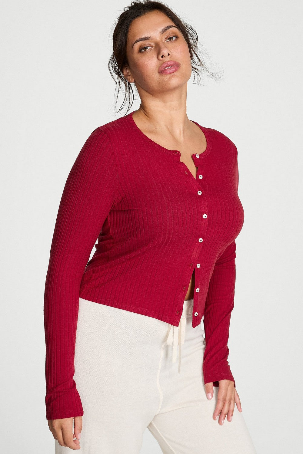 Кофта з модалу 491367097 burgundy Victoria`s Secret
