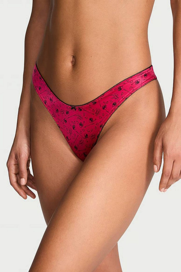 Трусики стринг с принтом 501078925 pink