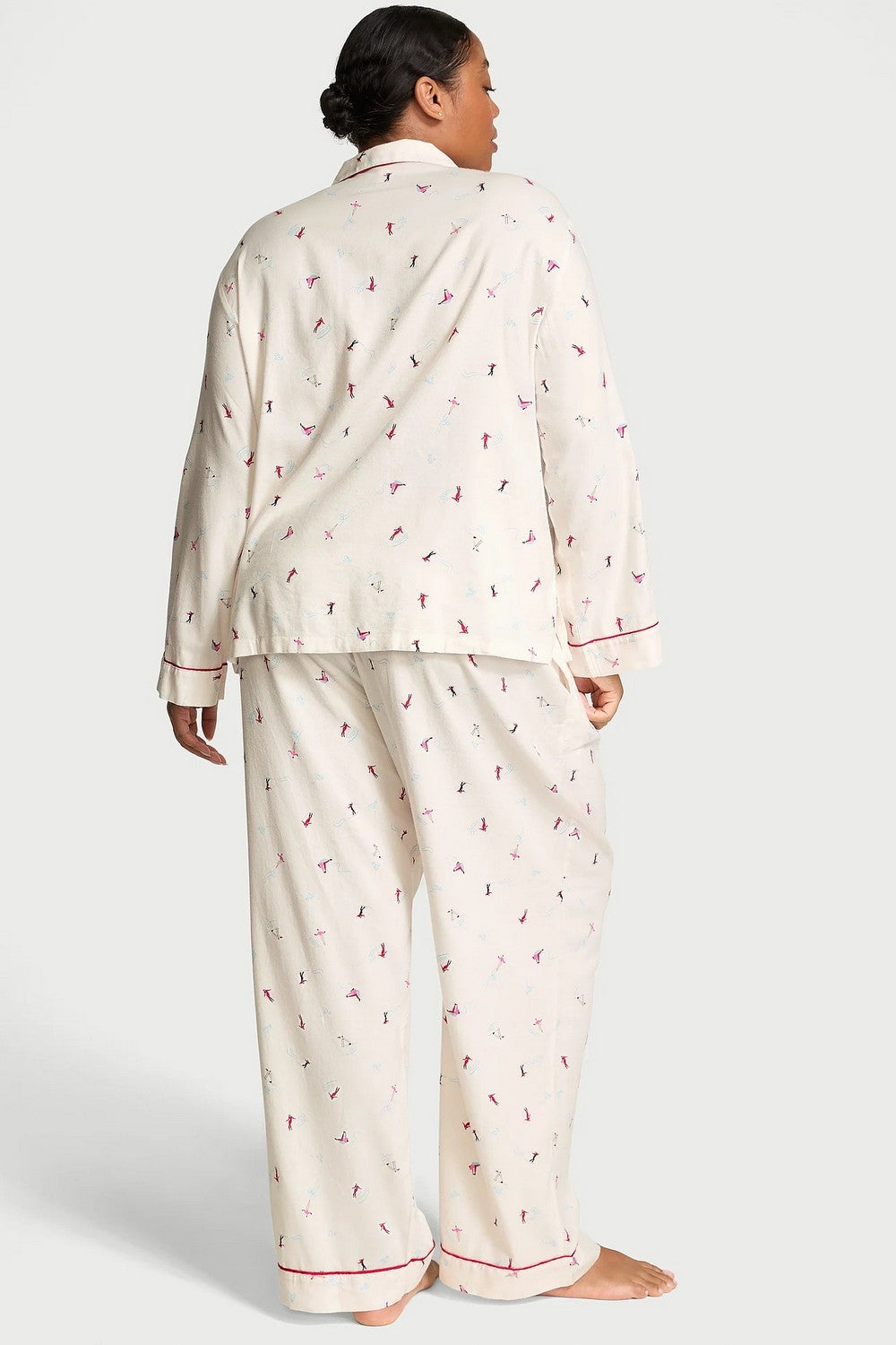 Бавовняна піжама зі штанами 50189572 milk