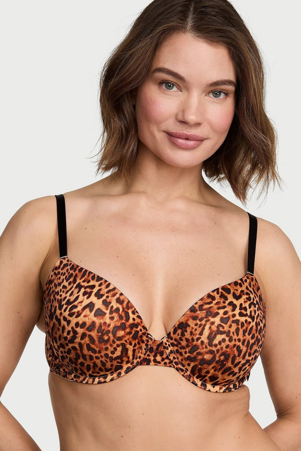 Бюстгальтер із щільними чашками 522921940 leopard Victoria`s Secret