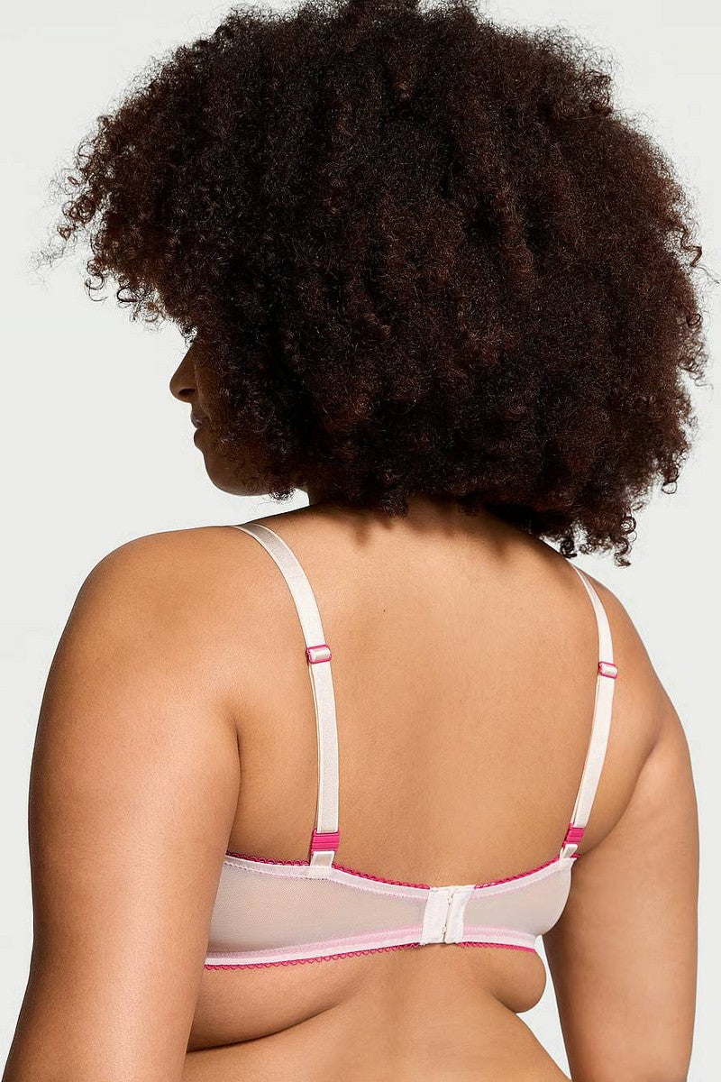 Бюстгальтер із мікросітки 531720886 milk Victoria`s Secret спина