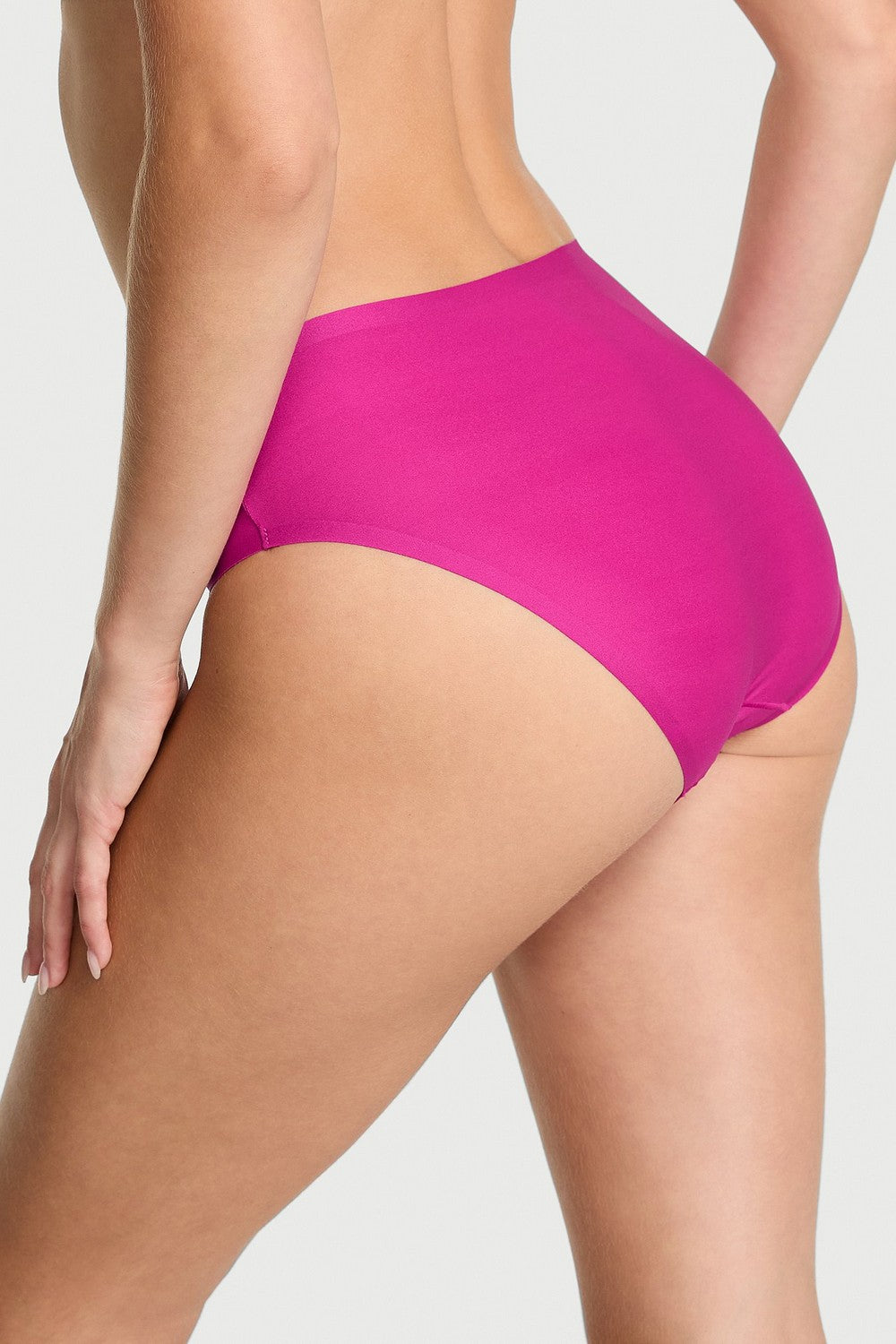 Трусики сліп із мікрофібри 533483298 pink Victoria`s Secret спина