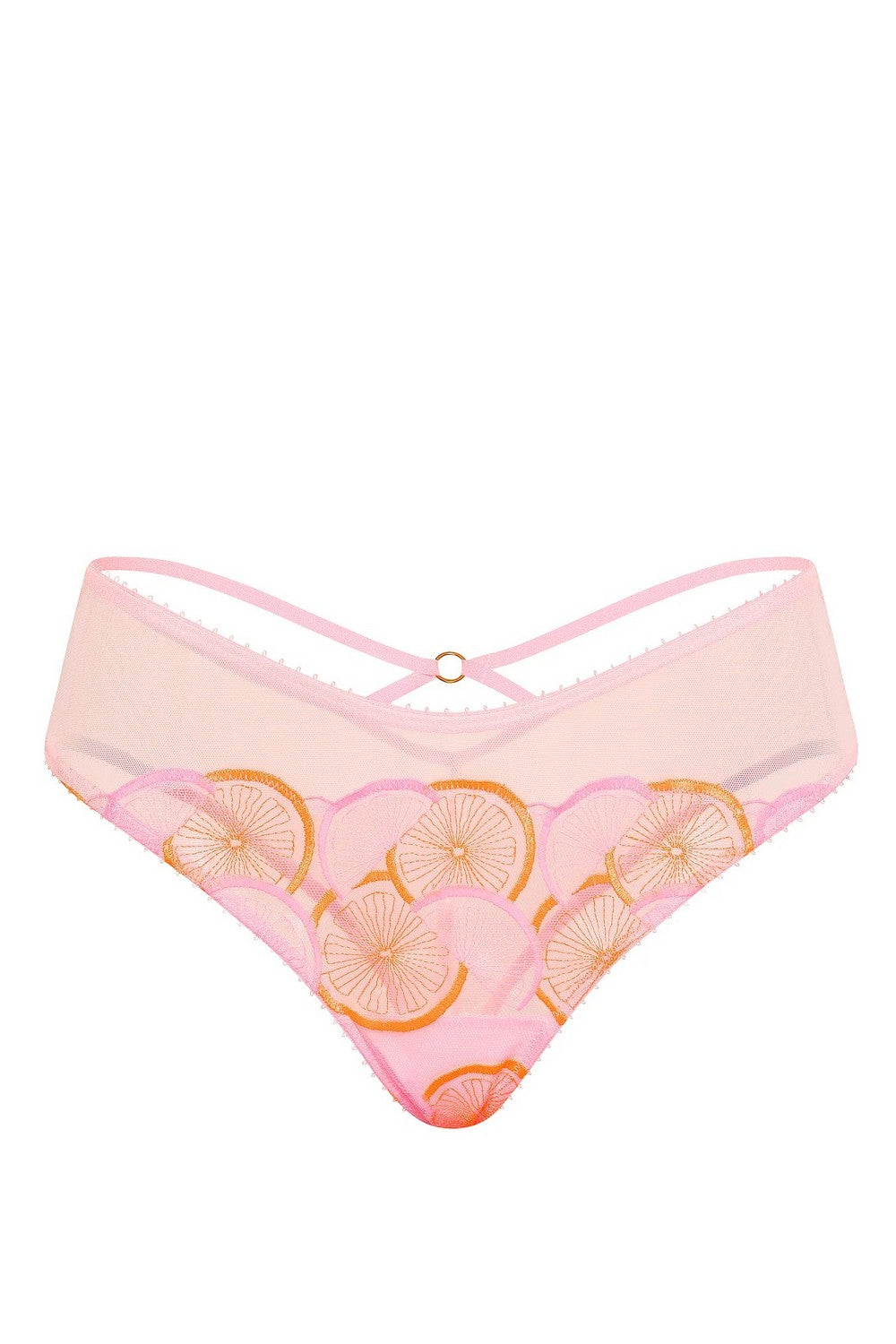 Трусики бразиліана з мікросітки 536517093 rose Victoria`s Secret