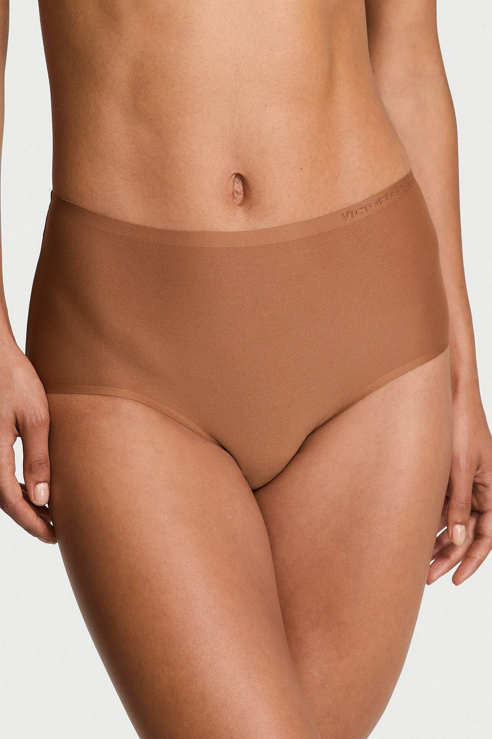 Високі трусики сліп 536823084 brown Victoria`s Secret