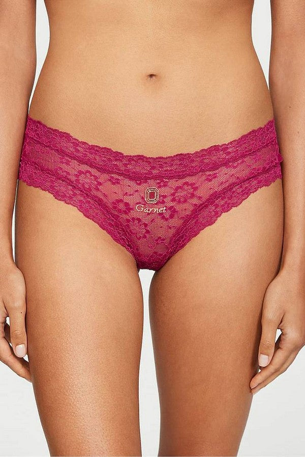 Мереживні шортики з вишивкою 561652357 burgundy