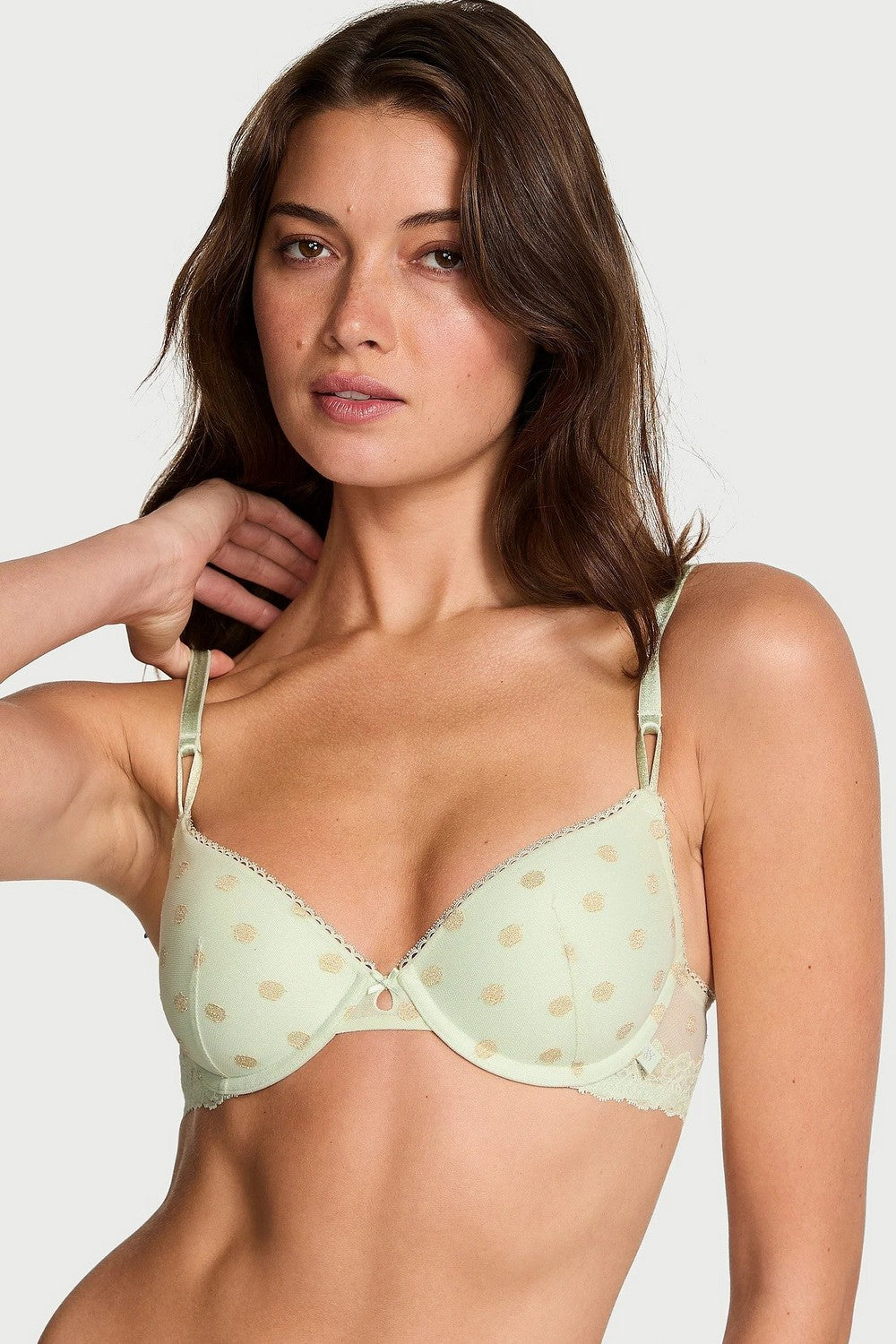 Бюстгальтер із щільними чашками 569647960 light green Victoria`s Secret