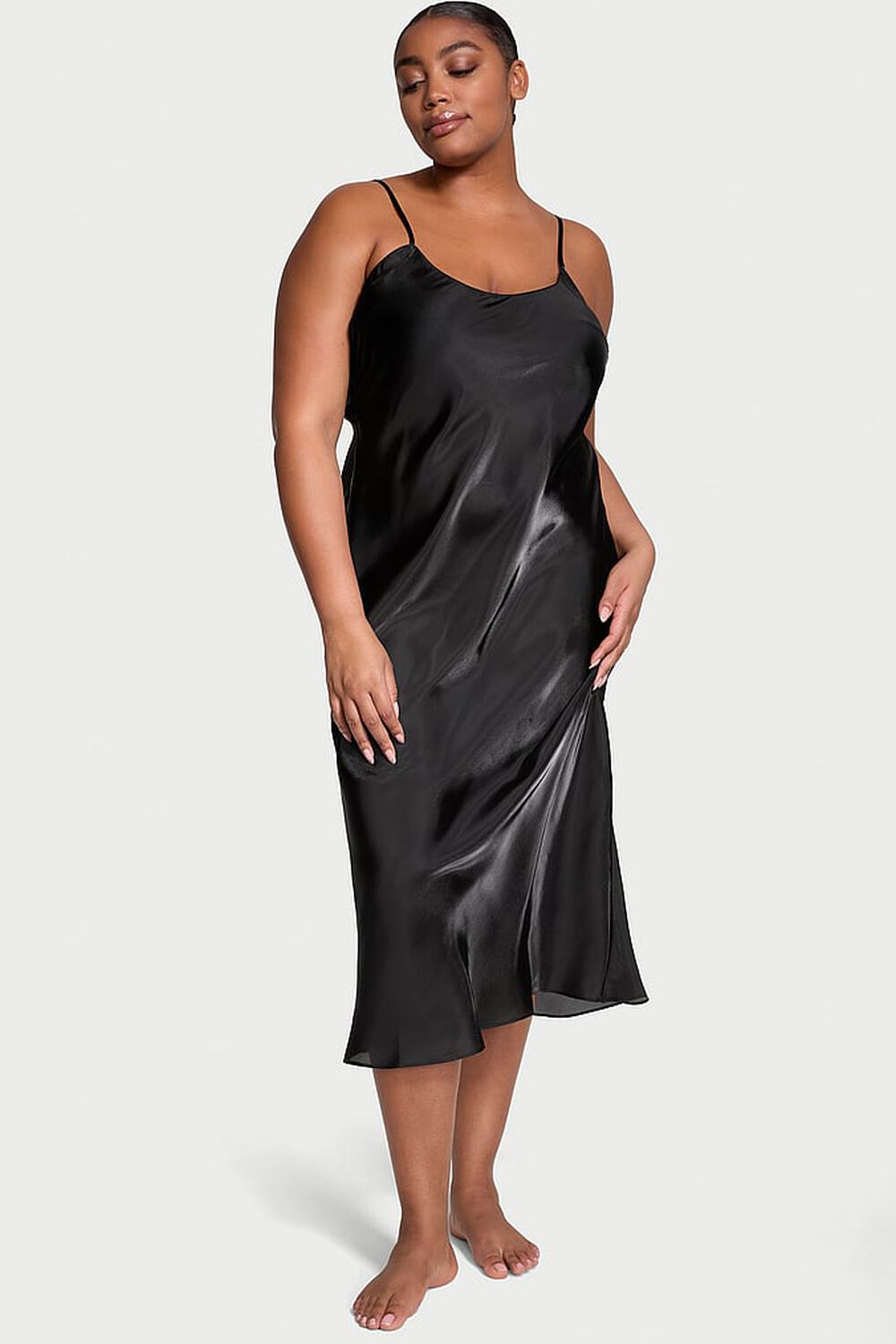 Довга нічна сорочка 570682285 black