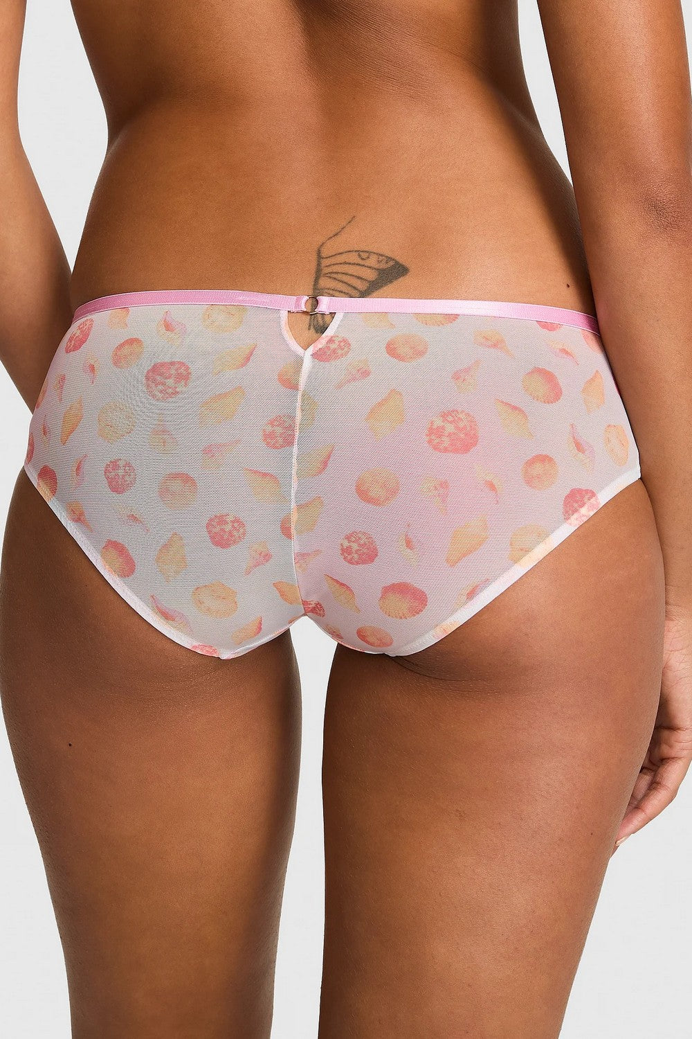 Трусики сліп із мікросітки 571520308 rose Victoria`s Secret спина