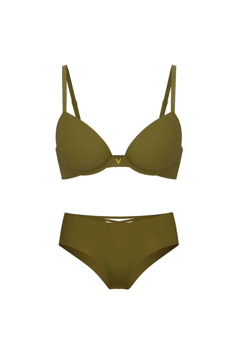 Безшовний комплект білизни 584648155 green Victoria`s Secret